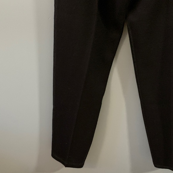 Women's Vintage Black Tailored Tapered wool blend Trousers - Picture 4 of 4